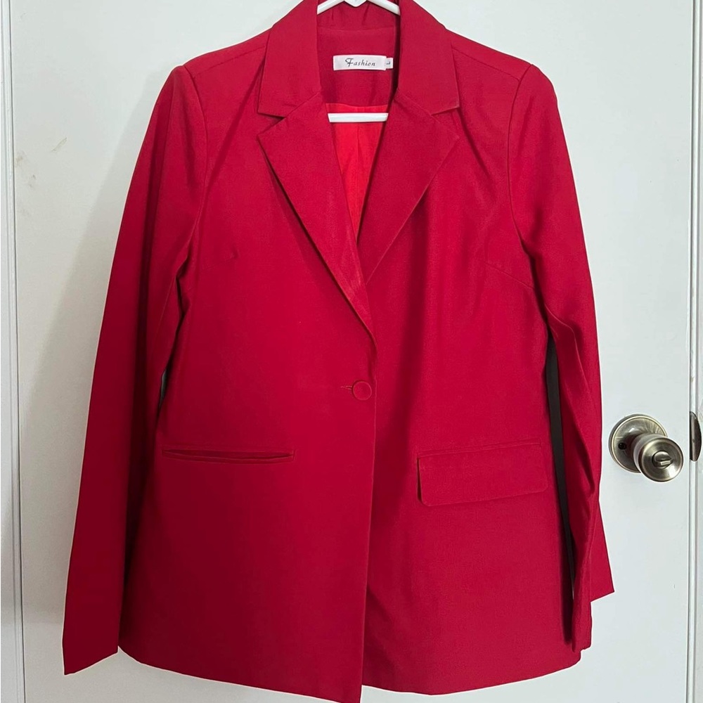 Work Pantsuits Piece Set For Women Slim Blazer And Pencil Pants